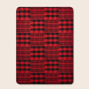 NWT Woolrich x Target Patchwork Plaid Buffalo Check Throw Blanket